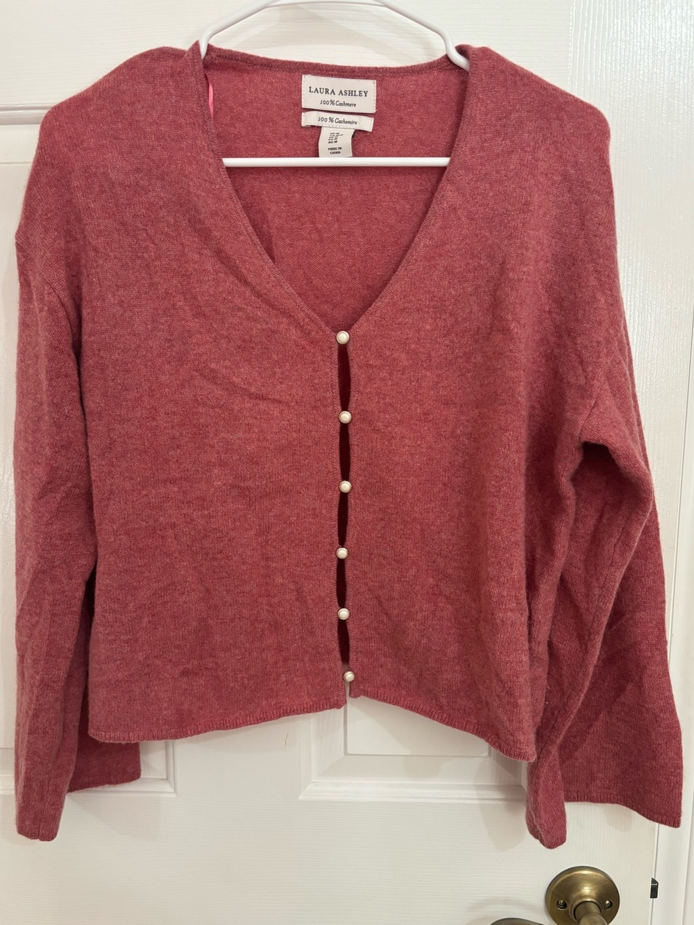 Laura Ashley Cashmere Cardigan Sweater